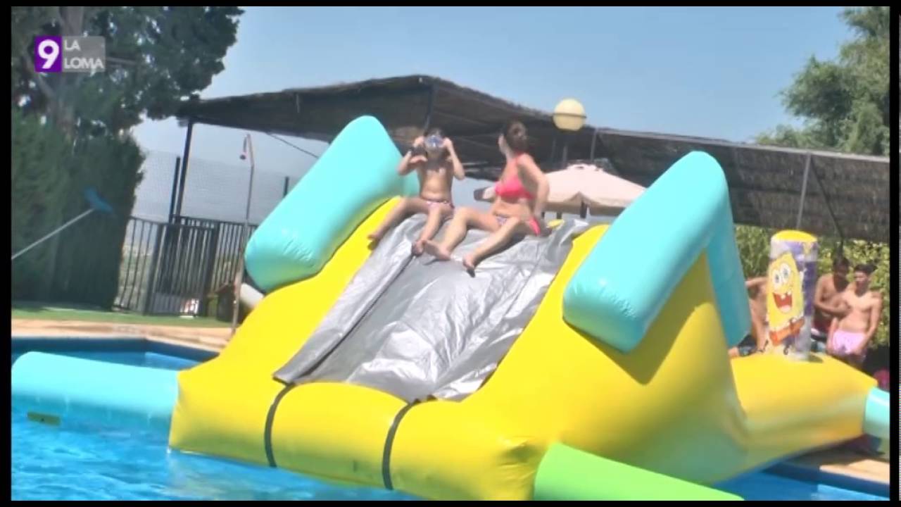Feria de Begíjar 2016 · Parque acuático en la piscina