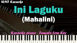 Mahalini - Ini Laguku Karaoke Piano (Female Lower Key)