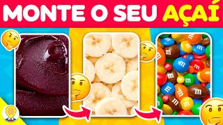 MONTE O SEU AÇAÍ com os melhores ingredientes do mundo | Jogo das escolhas | Pai do quiz