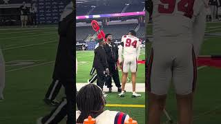 Shedeur and Bucky Sanders in the building #Shrinebowl #GoBuffs #nflsports #saintsgameday #sports