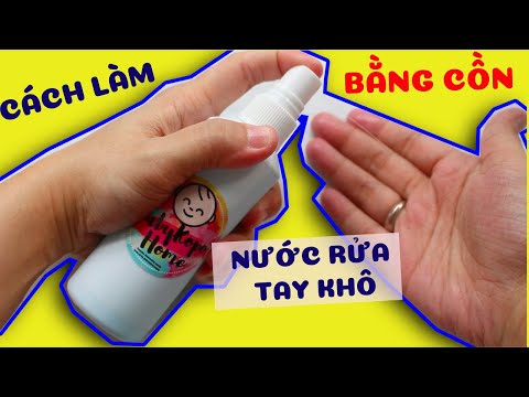 Cách tự làm nước rửa tay khô từ Cồn trong 3 phút cực đơn giản | Foci