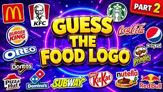 Guess The 50 Food Logo 🍔 Part 2 screenshot 4