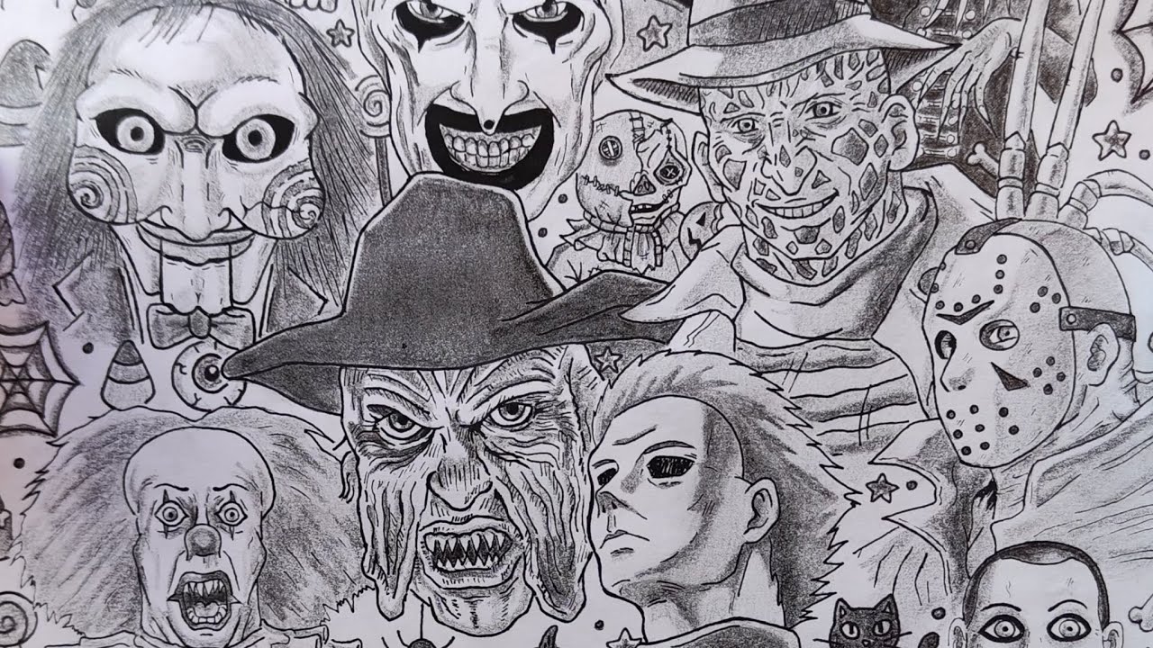 Cuántos clásicos del terror aguantaré dibujar?