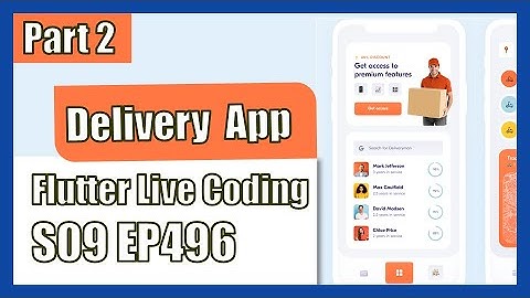 [Flutter] Flutter Live Coding EP496 (Delivery App Part 2)