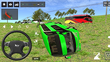 2025 new coach bus simulator 💥 || indonesia bus simulator part-150 #bus #game #simulator #comman