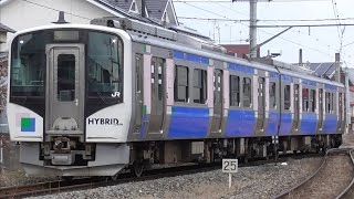 「まもなく消滅」仙石東北ライン2両運用 (HB-E210系) 〈5572D〉@陸前山下
