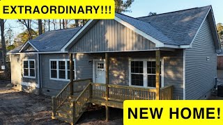 WOW, BRAND NEW MODULAR HOME WITH A GARAGE! The Hillside. Leland NC Home.