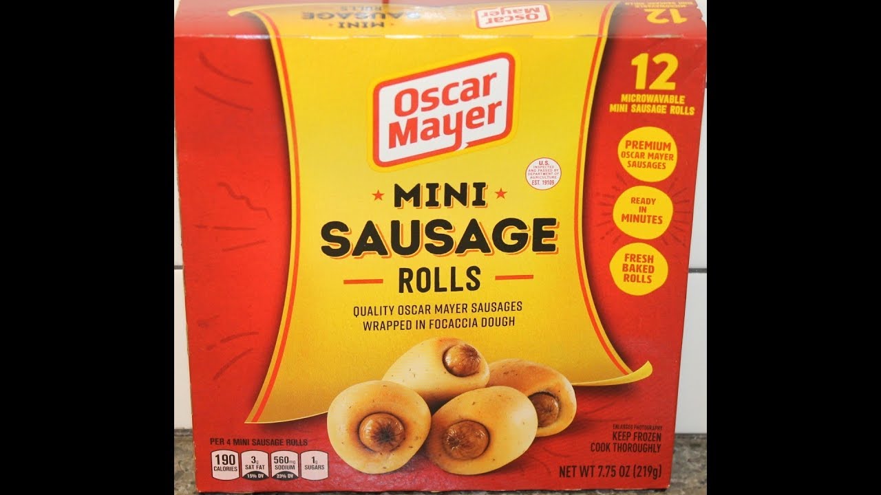 Oscar Mayer Mini Sausage Rolls Review Youtube