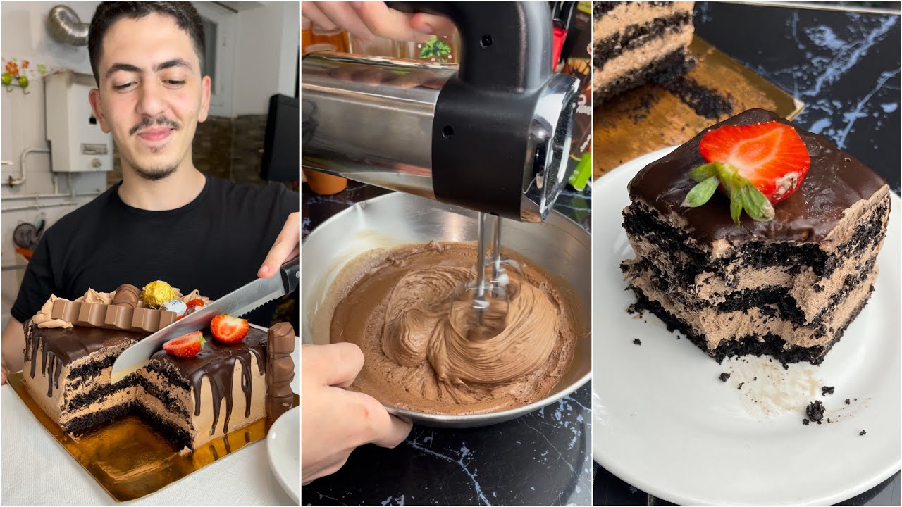 خلاصت في نهارها 😍 باتيسري مئة بالمئة شوكولاتة بواحد لغاناج بدون كريمة سائلة 👌متزيديش تشريها من برا