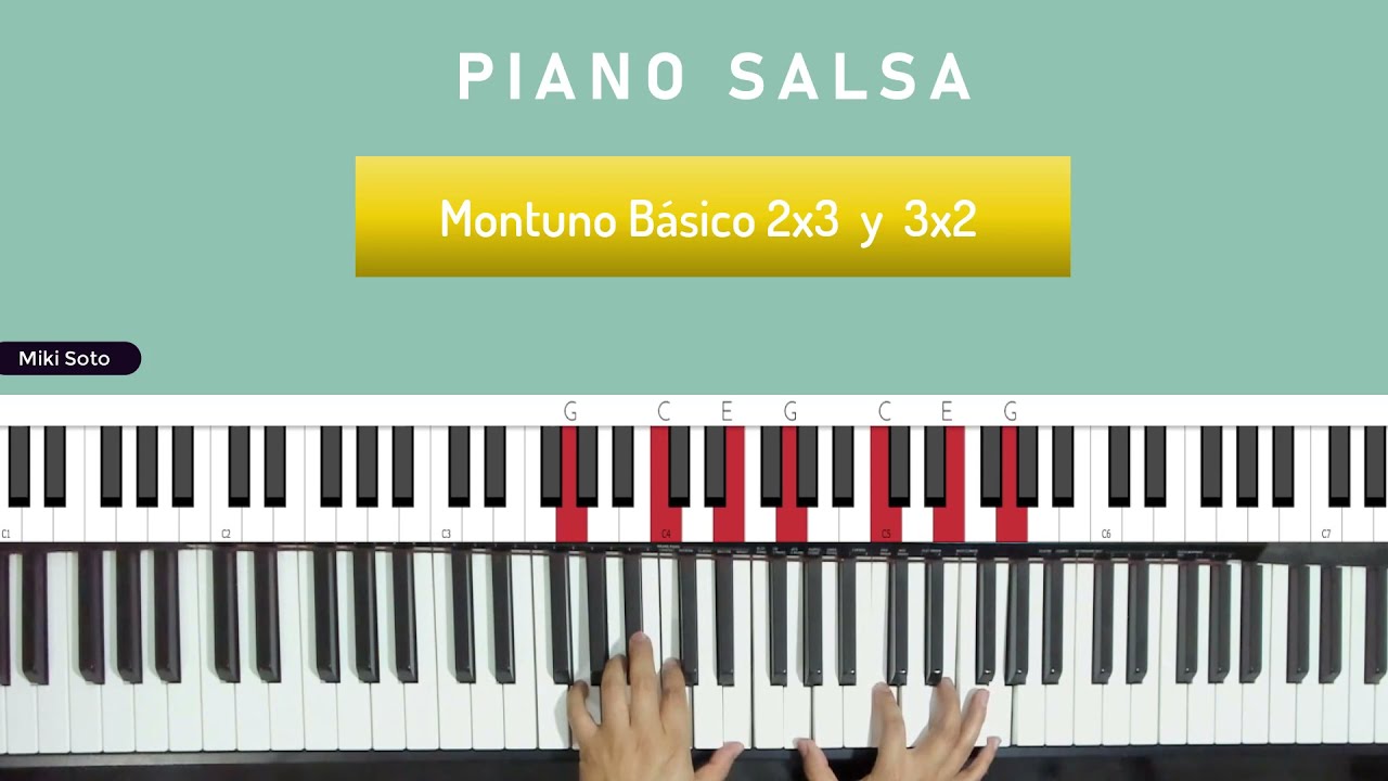 DIFERENCIA ENTRE MONTUNO CLAVE 2X3 Y 3X2