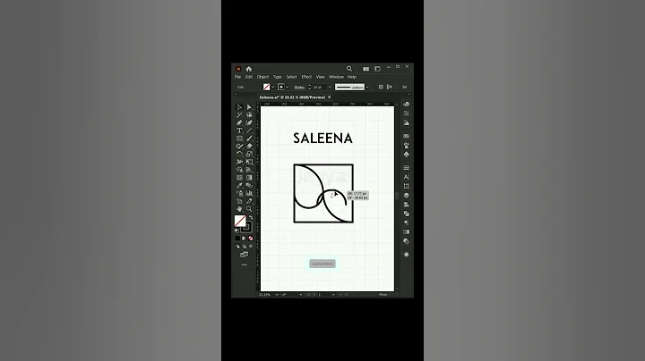 Saleena - #minimalist #name #logo #shorts #creative