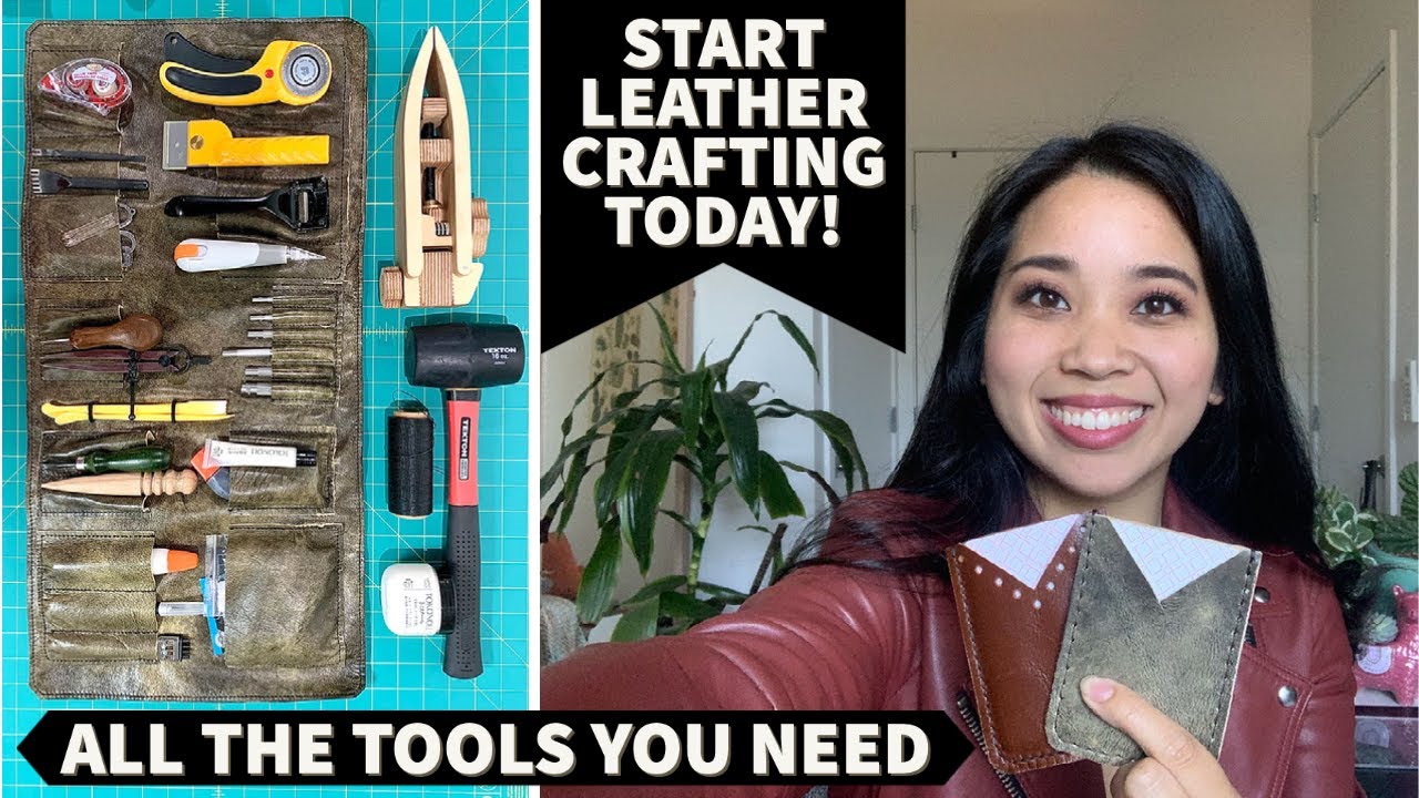 Leather Craft] 10 leather craft tools for beginners / basic