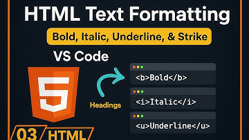HTML Formatting Tags Explained | Bold, Italic, Underline & More | HTML Tutorial for Beginners