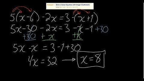 College Algebra 1.1: Linear and Rational Equations