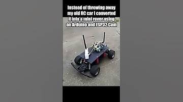 RC Car Conversion Arduino & ESP32-Cam #shorts #short #arduino #esp32 #esp32cam #esp32project #rover