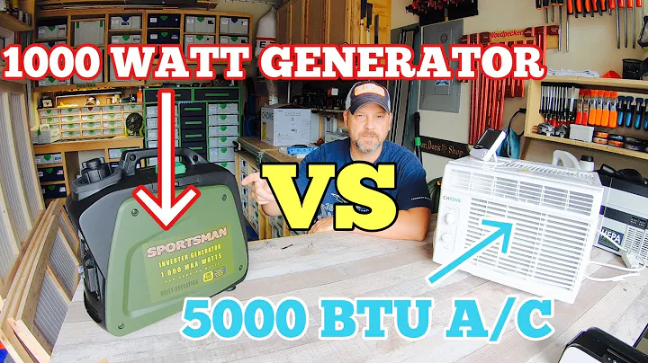 Powerful Generator Battles Air Conditioner: 1000W vs. 5000BTU