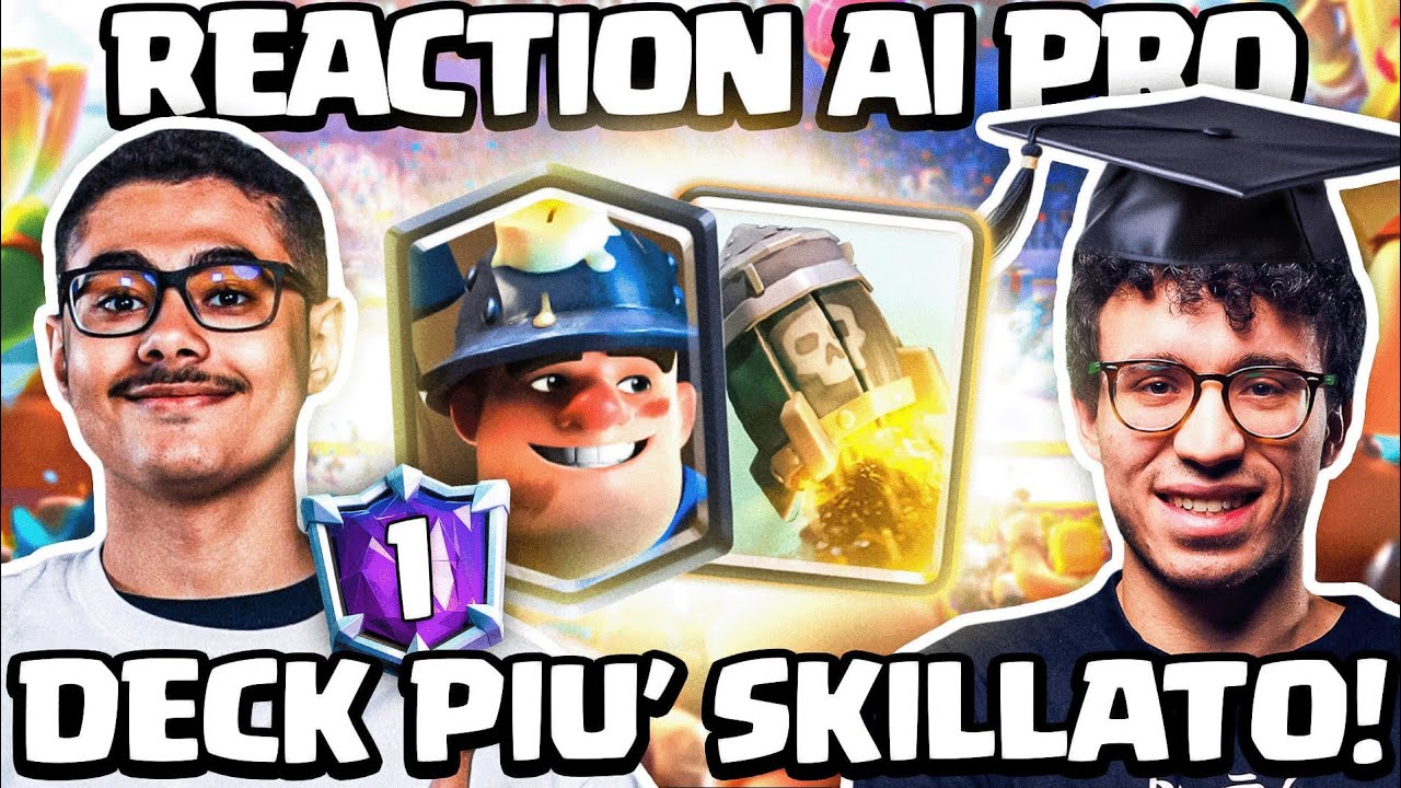 REACTION AI PRO EP.11 - MOMO LIGHT con il MAZZO PIÙ SKILLATO di SEMPRE! - CLASH ROYALE ITA
