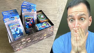 *MAN FINDS JACKPOT OF POKEMON CARDS PACKS IN OLD SHOEBOX!* Opening Them!