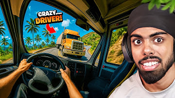 INDIAN BUS VS CURVY ROADS...