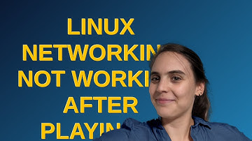 Unix: Linux networking not working after playing a game on Windows
