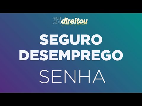 SEGURO DESEMPREGO | Como alterar SENHA | Esqueci minha senha