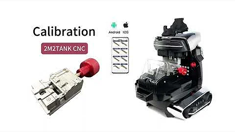 Calibration of 2m2tank CNC key cutting machine(step 2)