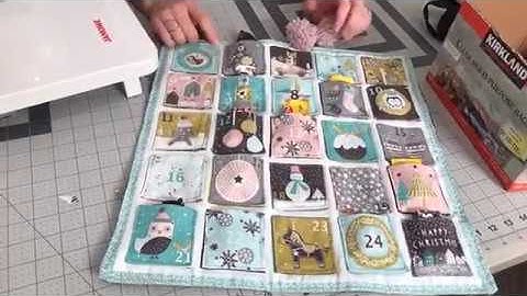Advent Calendar Sewing Video