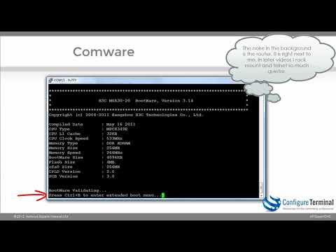 HPE Comware Networking (Part 5): HPE / H3C Comware initial setup (part 5) - Boot Loader Options