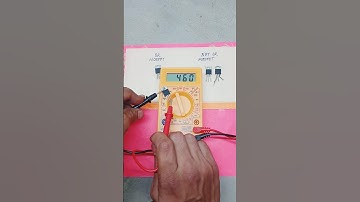 How to check mosfet with multimeter #short 💯😯