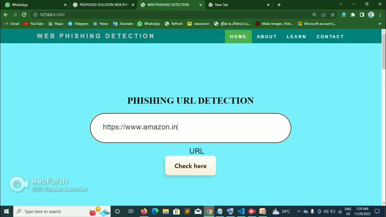 WEB phishing detection||#miniprojectideas #project #python # ...