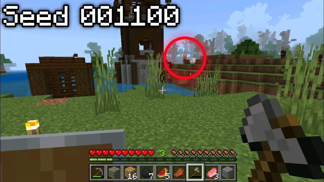 ตามหาเจ้า บินนี่ ผีขายาว ใน Seed 001100 มายคราฟมือถือ Binny - YouTube