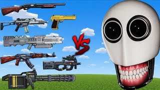 Which TaCz Gun is The Strongest against Self Aware Robot E.L.B.E.R.R in Minecraft