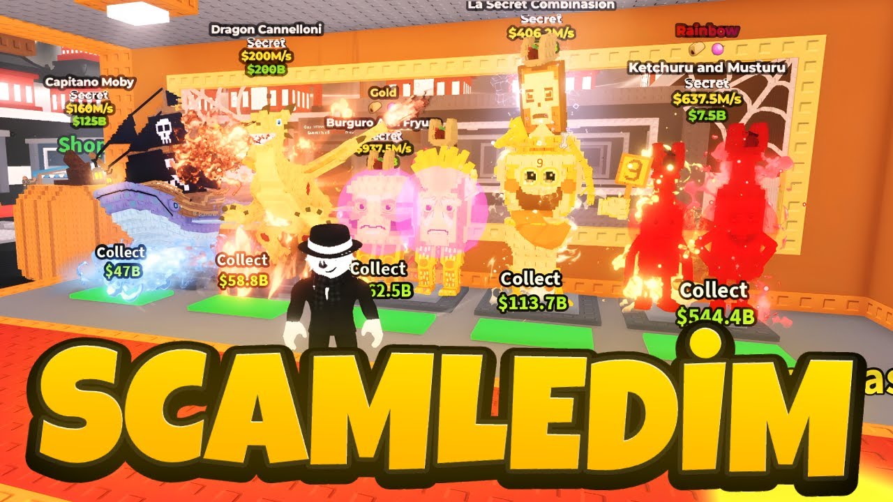 ÜNLÜ YOUTUBER'IN SECRET BRAINROTLARINI SCAMLEDİM! - Steal a Brainrot Türkçe