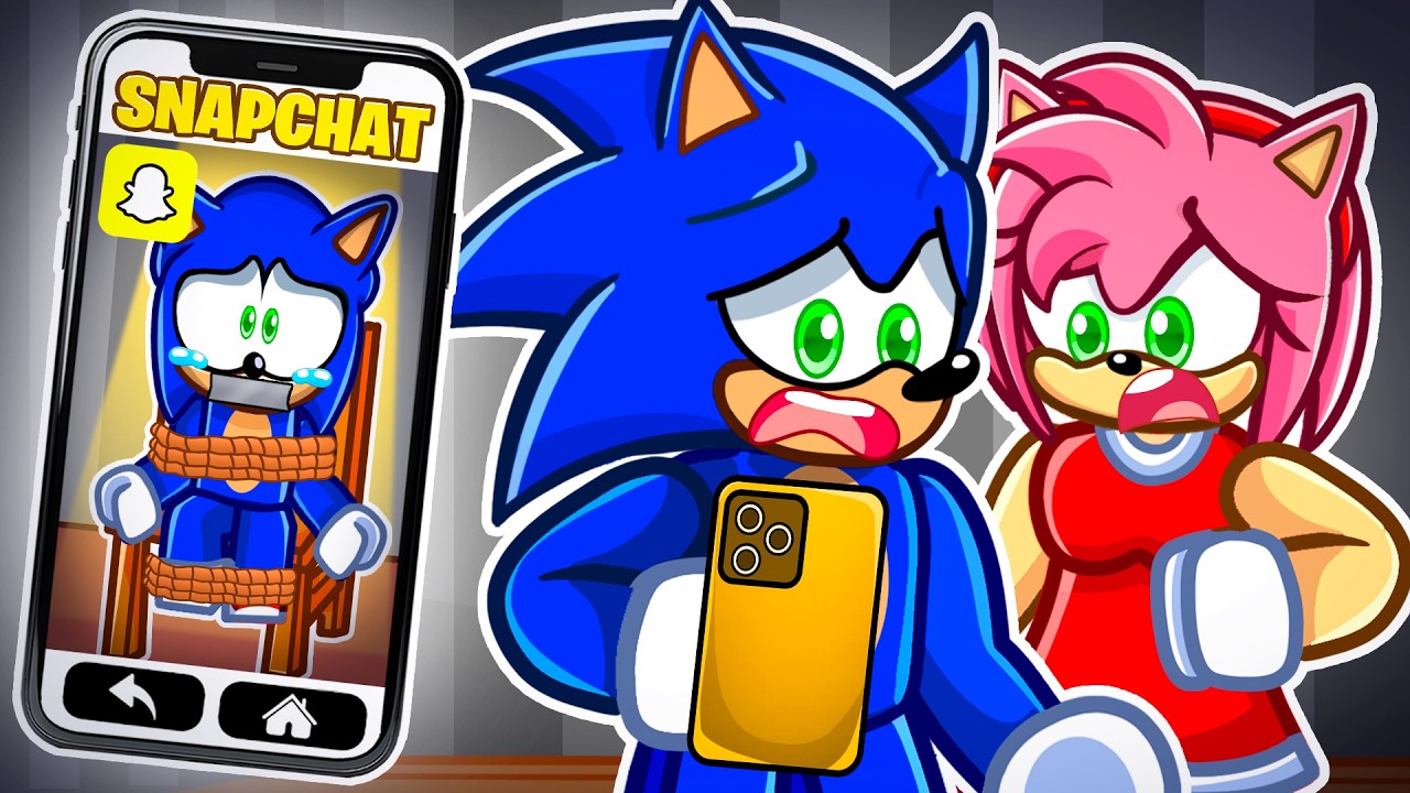 Baby SONIC Was KIDNAPPED In Roblox Snapchat!