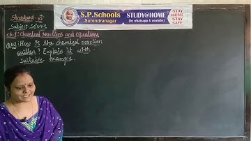 STD 10 CBSE | SCIENCE LEC 13 | S P SCHOOL SURENDRANAGAR