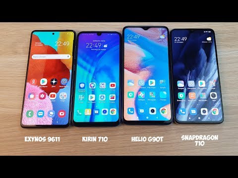 ВЫБИРАЕМ ЛУЧШИЙ МОБИЛЬНЫЙ ПРОЦЕССОР: EXYNOS 9611 VS KIRIN 710 VS HELIO G90T VS SNAPDRAGON 710