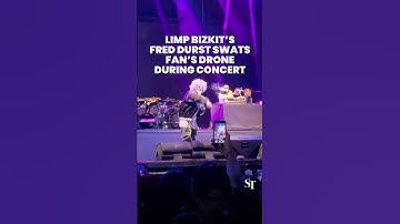 Limp Bizkit vs drone: Fred Durst swats away fan’s drone during concert