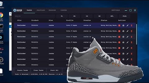Jordan 3 Cool Grey Live Cop On Easy Cop Bot