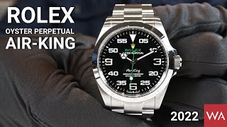 ROLEX Oyster Perpetual Air-King. New 2022 version. - YouTube