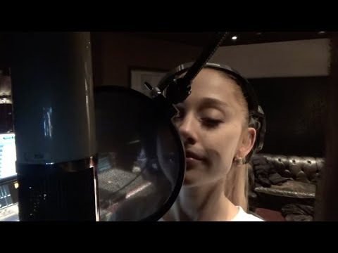 Studio Footage: Recording Yes, And Vocals - Ariana Grande