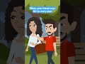 Kya aapke friends bhi NO kehte hain? 😅 #animationbyyasir #funny #relatable #trending #cartoon #tvads