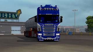 -Game Version
 1.28.1.3
Truck
Scania R Streamline modifications v2.2.1 by RJL:http://www.mediafire.com/file/xj20ko70yy1f11x/Scania+R+Streamline+modifications+v2.2.1+by+RJL.zip
Skin
Scania RS (RJL) Blue Custom Skin Combo Pack + Accessory http://sharemods.
