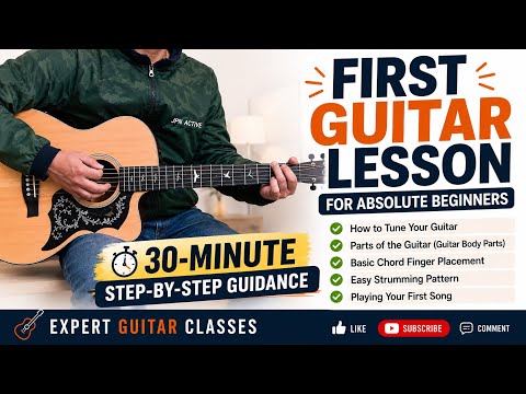 Guitar Bajana Seekhein Step-by-Step! Pehla Lesson Beginners Ke Liye | Expert Guitar Classes