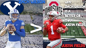 WILL ZACH WILSON BE A BETTER QB THAN JUSTIN FIELDS? FILM BREAKDOWN