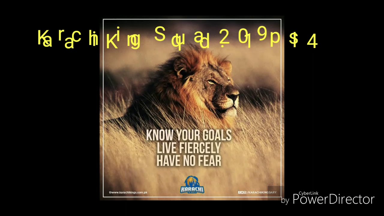 Karachi King PSL 4 Squad