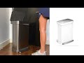 Simple Human 55L Step Trash Can - Stainless Steel Kitchen Trash Review