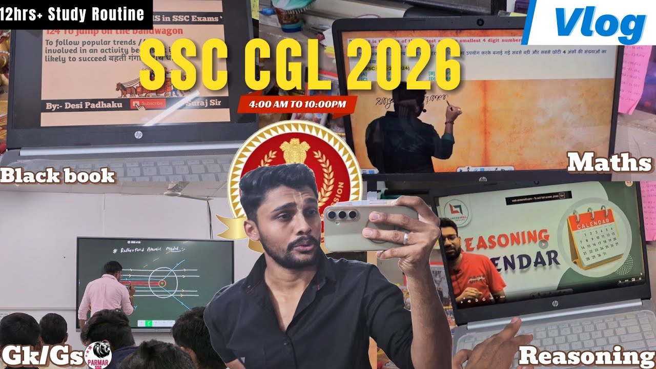 My 4:00 AM Winter Study Routine🥶 SSC Aspirant Life| Study Vlog