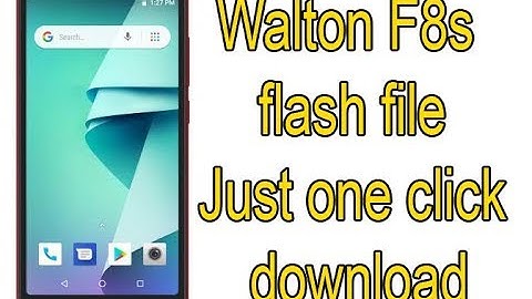 Walton F8s flash file