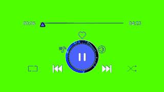 Player MP3 Latest Desine | Green Screen | All in One