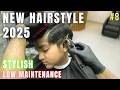 Stylish Low-Maintenance Haircut for Boys 💇‍♂️ NEW HAIRSTYLE 2025